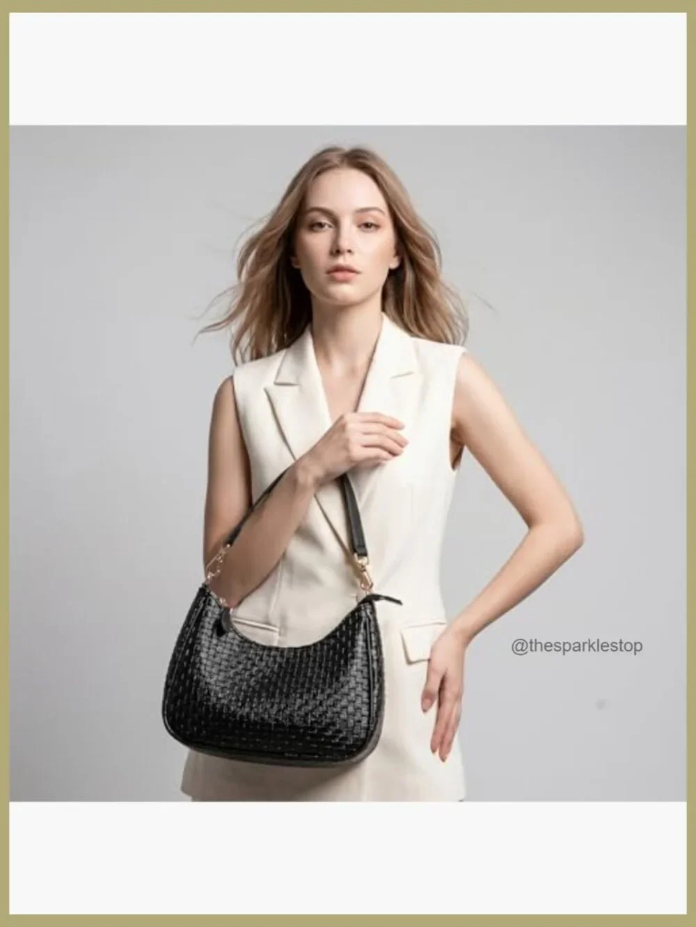 N/A woven shoulder